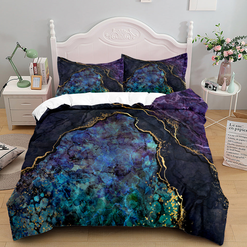 Bedding Home Textile Quilt Cover Three-Piece Set