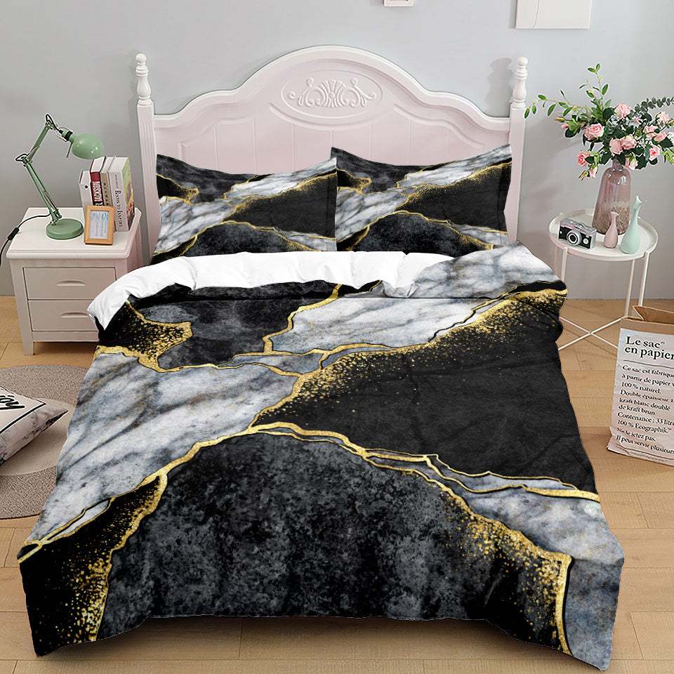 Bedding Home Textile Quilt Cover Three-Piece Set