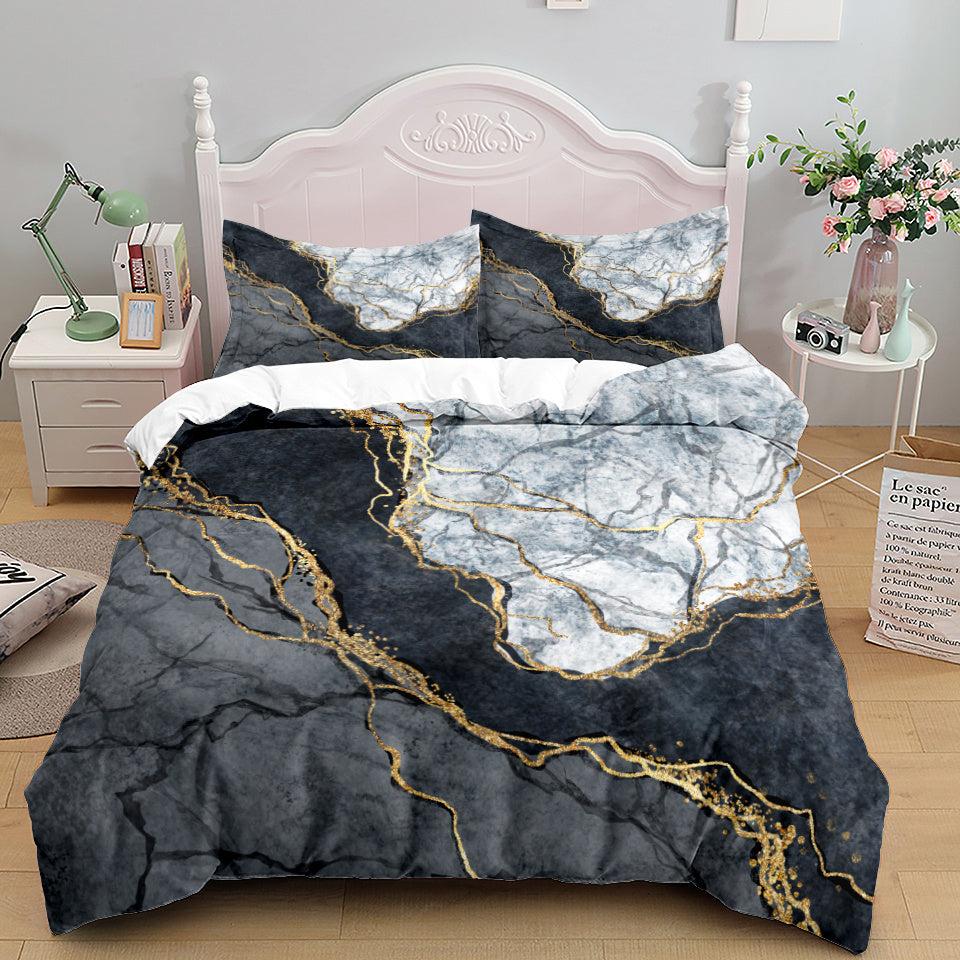 Bedding Home Textile Quilt Cover Three-Piece Set