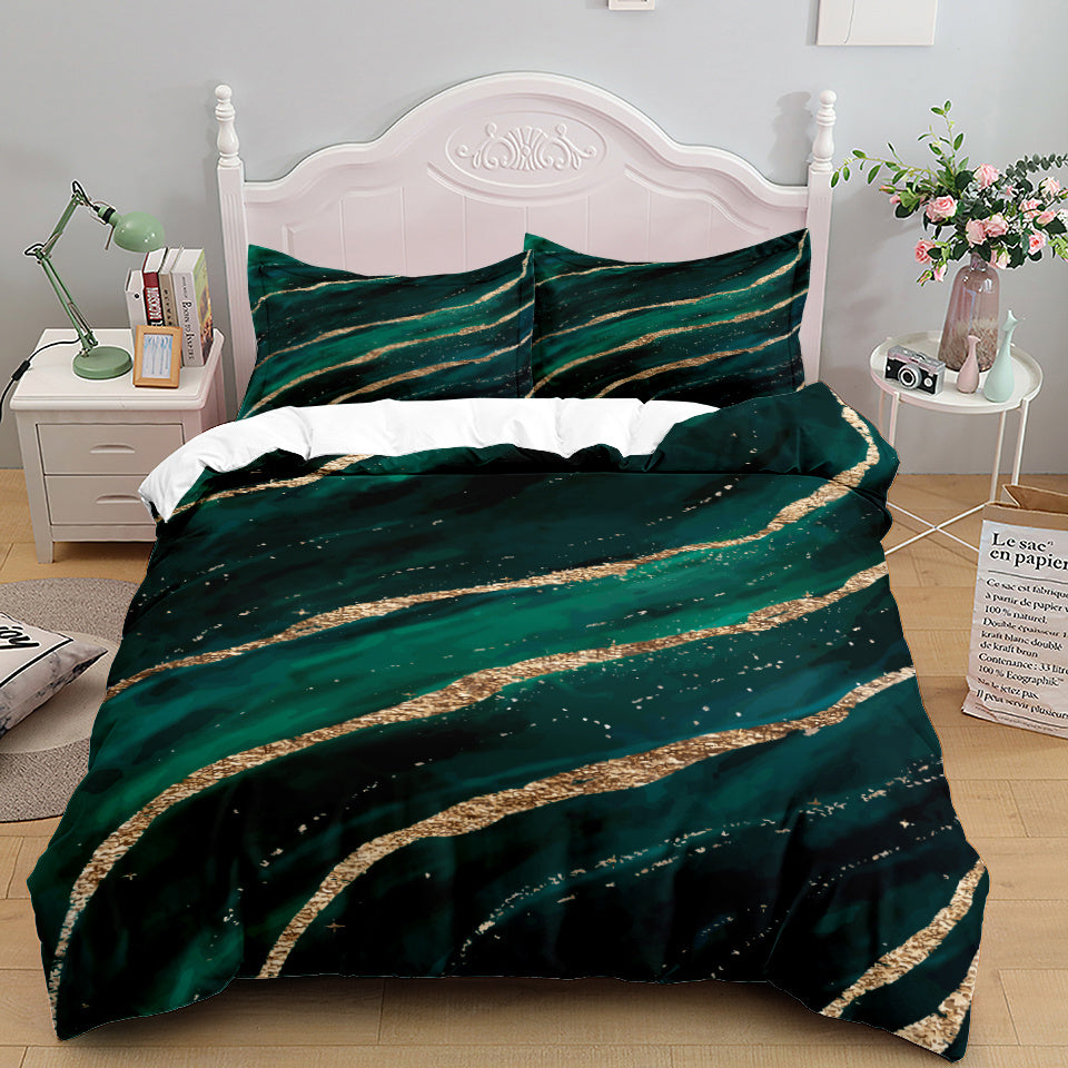 Bedding Home Textile Quilt Cover Three-Piece Set