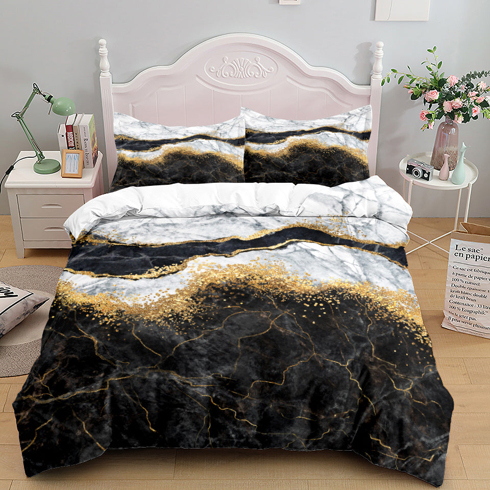 Bedding Home Textile Quilt Cover Three-Piece Set