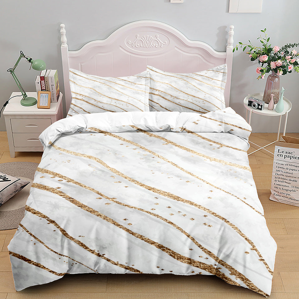 Bedding Home Textile Quilt Cover Three-Piece Set