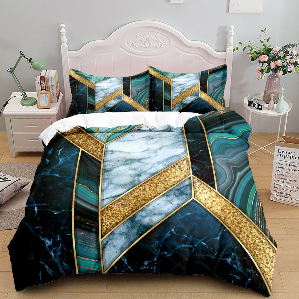 Bedding Home Textile Quilt Cover Three-Piece Set