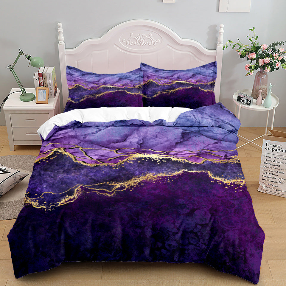 Bedding Home Textile Quilt Cover Three-Piece Set