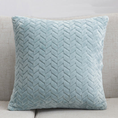 Flannel Solid Color Throw Pillow Cover – Nordic Simple Style