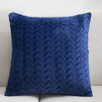 Flannel Solid Color Throw Pillow Cover – Nordic Simple Style