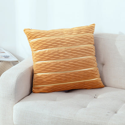Luxury Striped Velvet Pillow Cover – 45x45cm