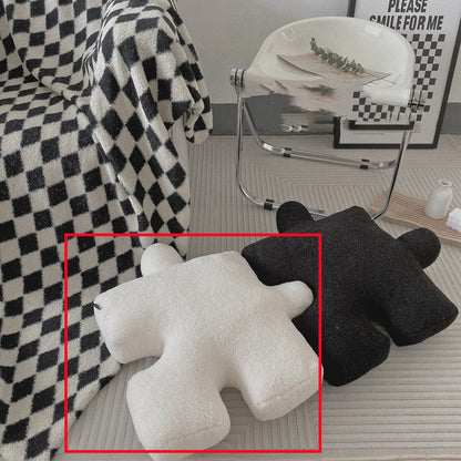 Creative Puzzle-Shaped Throw Pillow – Modern Spliceable Seat Cushion for Home Decor