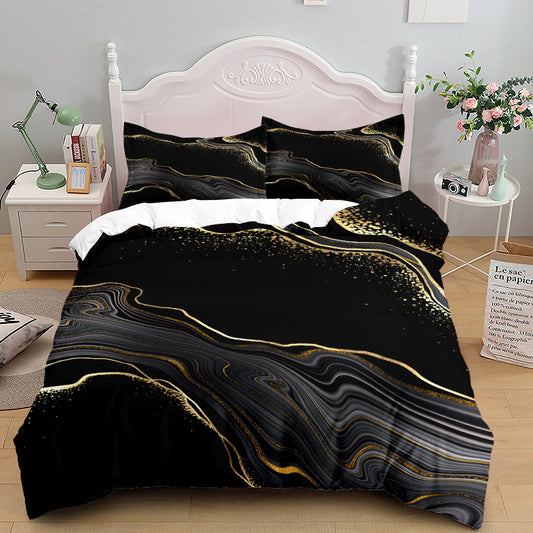 Bedding Home Textile Quilt Cover Three-Piece Set
